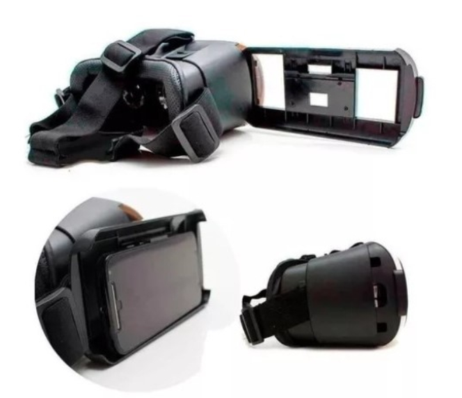 Óculos Vr Box 2.0 - realidade virtual + controle cardboard 3d Bluetooth