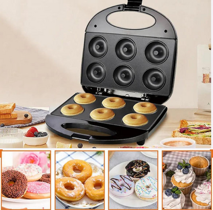 Máquina de Donuts (Rosquinhas) - Antiaderente 6 Partes