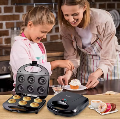 Máquina de Donuts (Rosquinhas) - Antiaderente 6 Partes