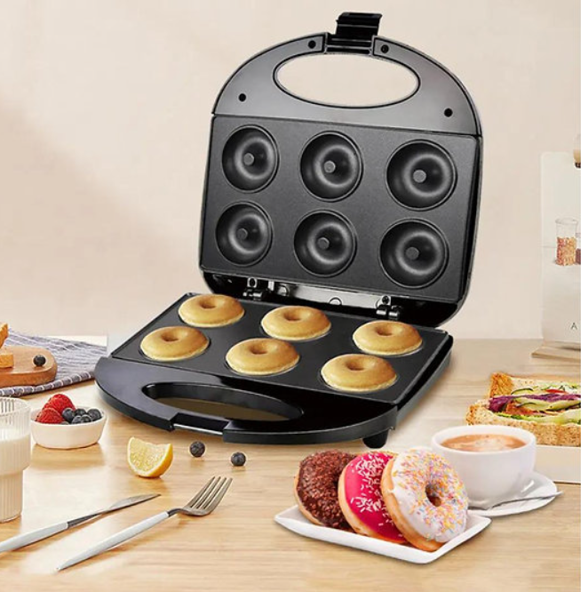 Máquina de Donuts (Rosquinhas) - Antiaderente 6 Partes