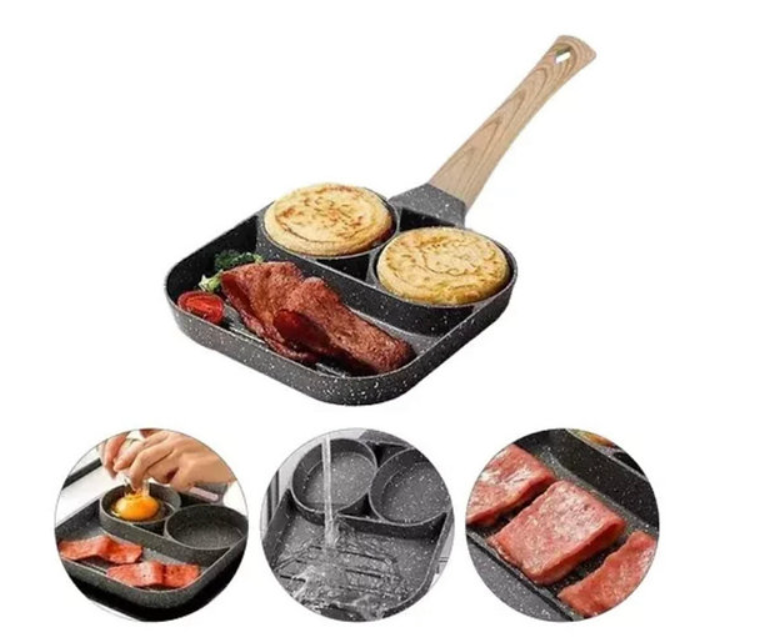 Frigideira Antiaderente 3 em 1