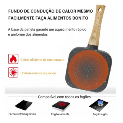 Frigideira Antiaderente 3 em 1