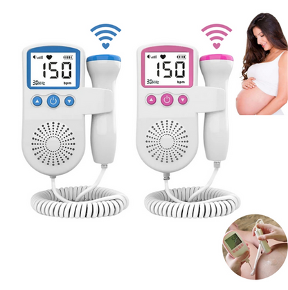 Ultrassom (Monitoramento para ouvir batimentos do seu bebê) - Rosa/Azul - LG-X208