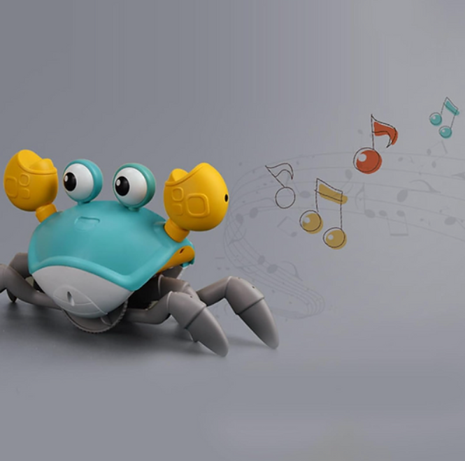 Caranguejo Fujão - com sensor de movimento, luzes e som Infantil
