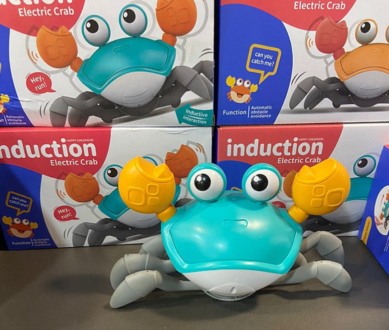 Caranguejo Fujão - com sensor de movimento, luzes e som Infantil