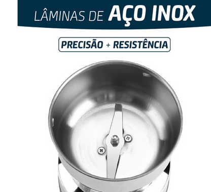 Moedor de grãos (Triturador de café elétrico em Aço - 200v)