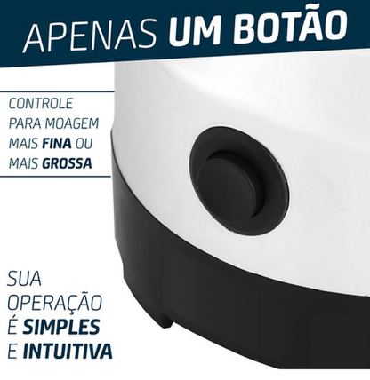 Moedor de grãos (Triturador de café elétrico em Aço - 200v)