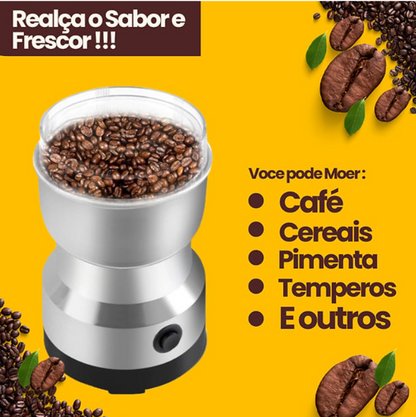 Moedor de grãos (Triturador de café elétrico em Aço - 200v)
