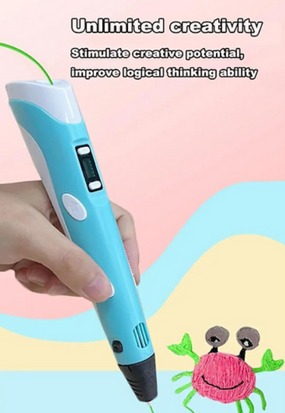 Caneta 3D Impressora manual Infantil e Adulto