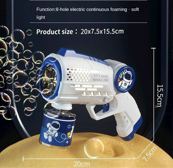 Máquina lança bolhas de sabão - Galaxy Bubble (Brinquedo)