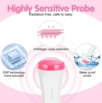 (Doppler fetal) monitor de frequência cardíaca