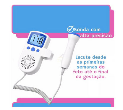 (Doppler fetal) monitor de frequência cardíaca