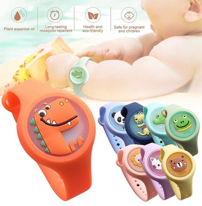 Pulseira Infantil (Repelente De Mosquitos) À prova d'água luminosa anti-insetos