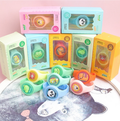 Pulseira Infantil (Repelente De Mosquitos) À prova d'água luminosa anti-insetos