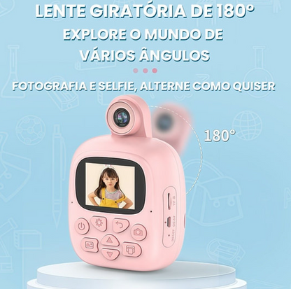 Câmera digital Infantil - Impressão Instantânea