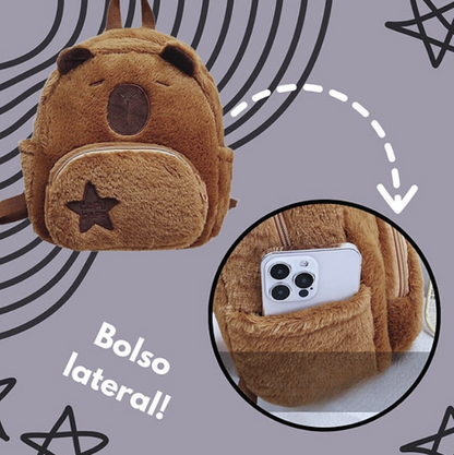 Mochila Capivara Infantil