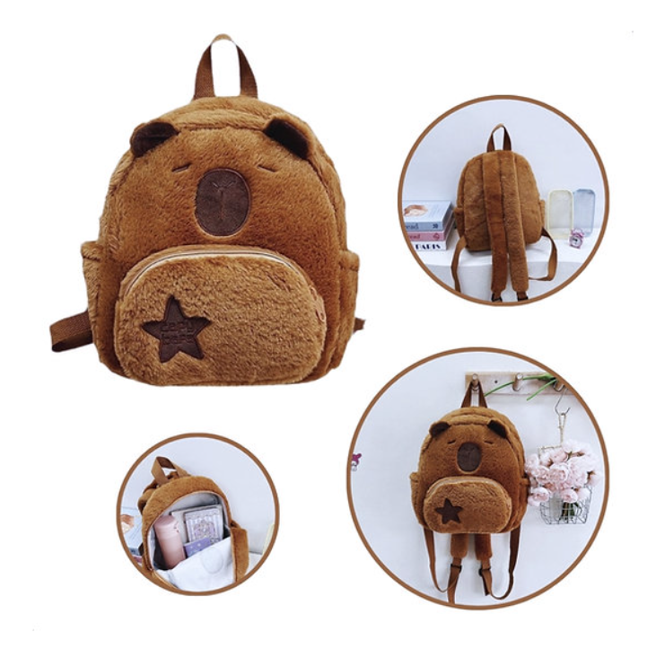 Mochila Capivara Infantil