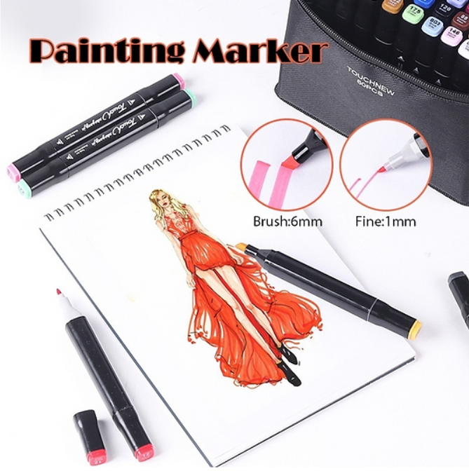 Kit 36 canetinhas coloridas (Ponta Dupla)