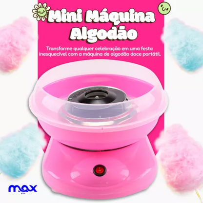 Máquina de algodao doce Portátil (Cores sortidas - 110v)