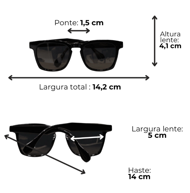 Óculos de sol Dustin (Polarizado) - C1