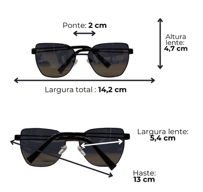 Óculos de sol Lauren (Polarizado) - C3