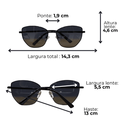 Óculos de sol Adele (Polarizado) - C3