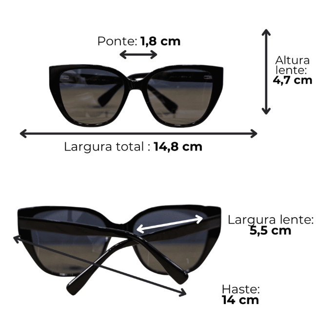 Óculos de sol Madelyn (Polarizado) - C4