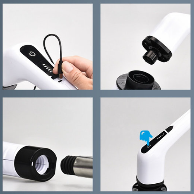 Escova de limpeza ELÉTRICA - 9 em 1 - Recarregável