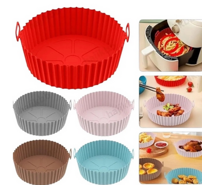 Forma de Silicone para Air Fryer (Reutilizável) Antiaderente e Flexível
