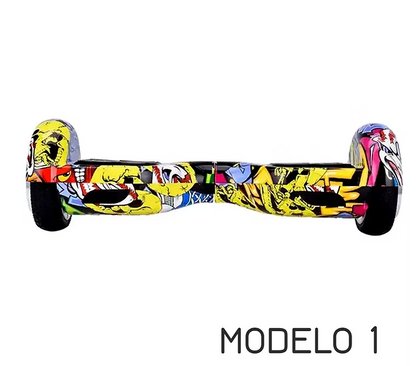 Hoverboard Skate elétrico - LED - Exclusivo - 6,5 Polegadas