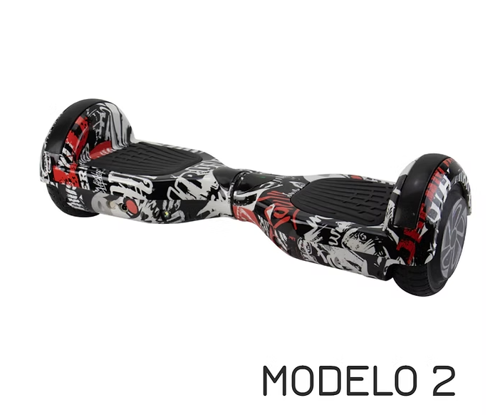 Hoverboard Skate elétrico - LED - Exclusivo - 6,5 Polegadas