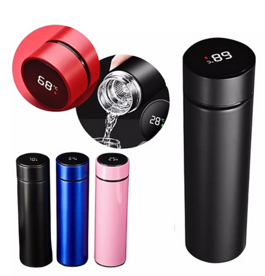 Garrafa térmica inteligente com sensor de temperatura Digital Led