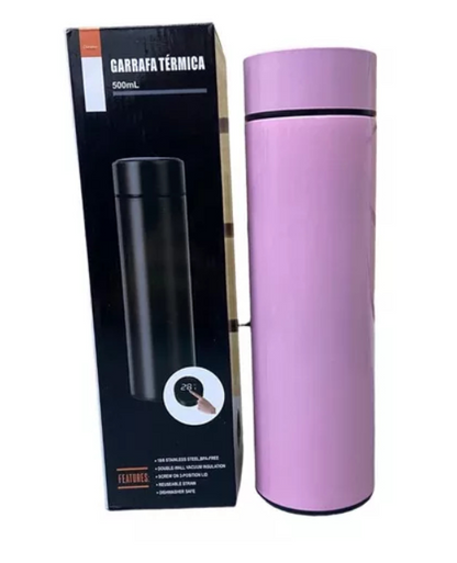Garrafa térmica inteligente com sensor de temperatura Digital Led