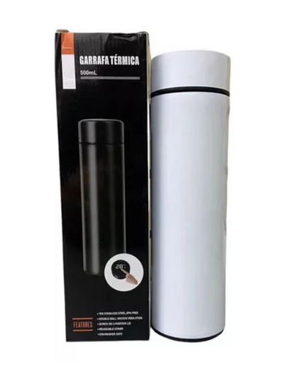 Garrafa térmica inteligente com sensor de temperatura Digital Led