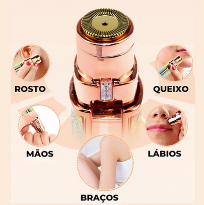 Depilador 2 em 1 portátil - Recarregável Usb