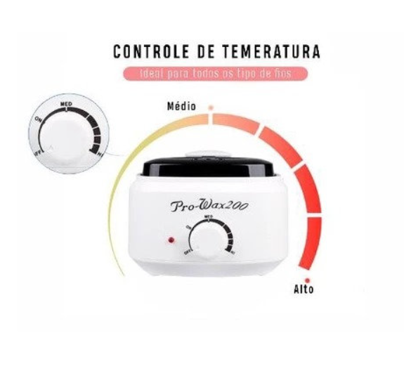 Aquecedor de Cera - PRO WAX 200x  (Depilador Quente)