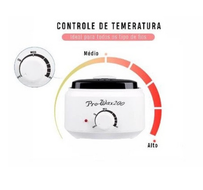 Aquecedor de Cera - PRO WAX 200x  (Depilador Quente)