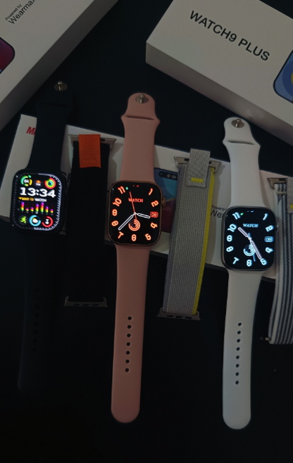 Smartwatch W99+ Plus 2º Geração - Tela Amoled e Chat GPT - Lançamento - Rosa