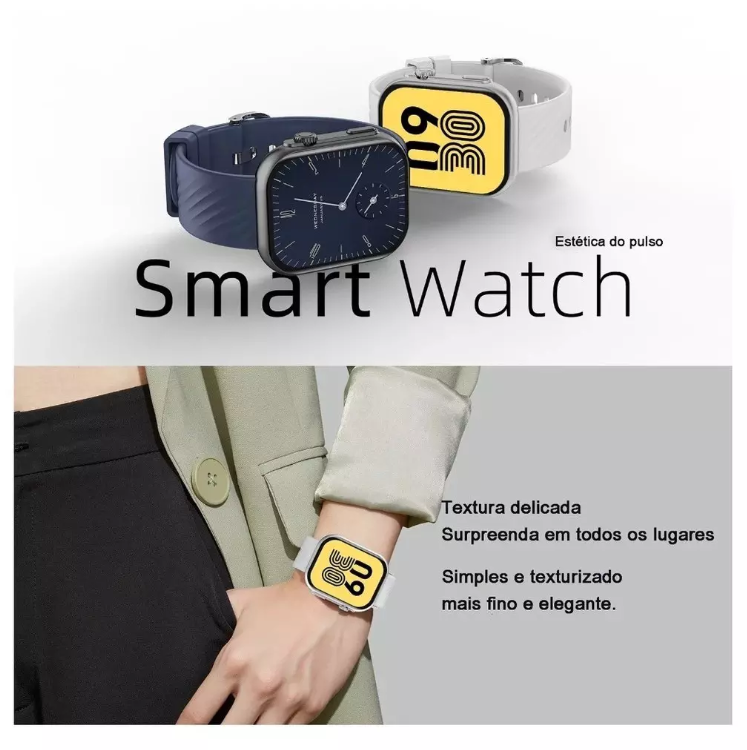 Smartwatch Peje ZW03 Ultra - A prova d'água - Dourado