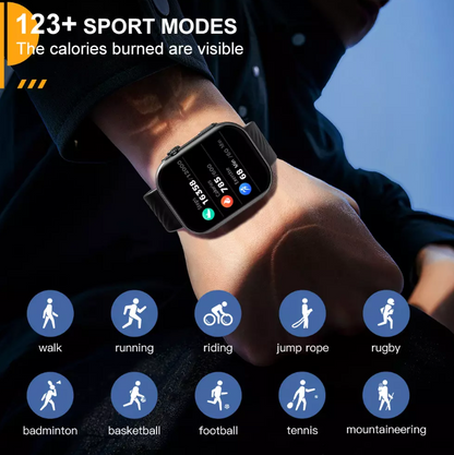 Smartwatch Peje ZW03 Ultra - A prova d'água - Dourado