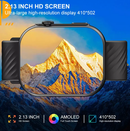 Smartwatch Peje ZW03 Ultra - A prova d'água - Dourado