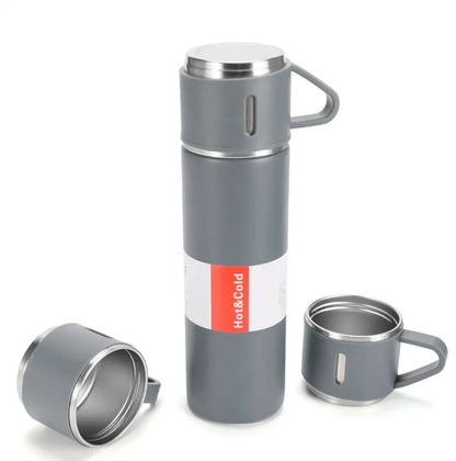 Garrafa térmica 500ml - Isolamento à vácuo - 3 Xícaras