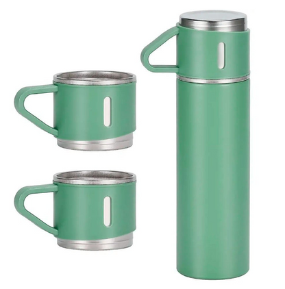 Garrafa térmica 500ml - Isolamento à vácuo - 3 Xícaras