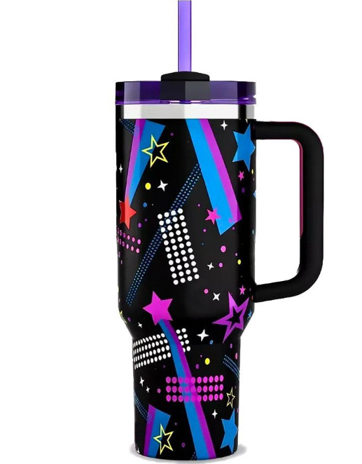 Garrafa térmica 1200ml (Estampas Femininas) - Cores variadas