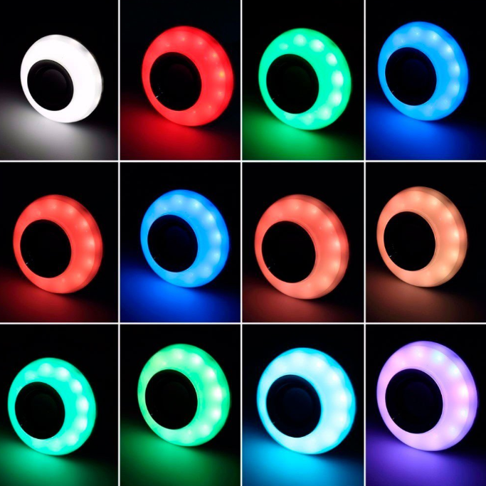 Lâmpada Bluetooth Led Rgb e musical + Controle Remoto