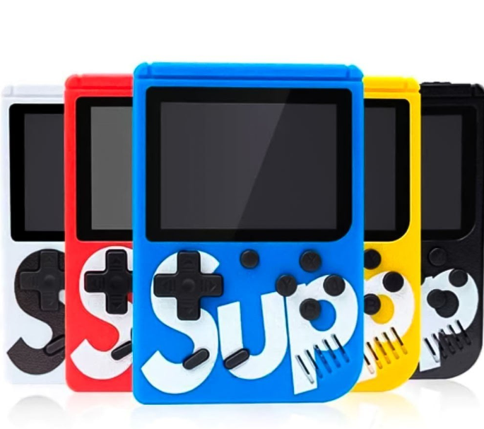 Vídeo Game Portátil - 400 Jogos (Sup Mini Game) - Variadas cores