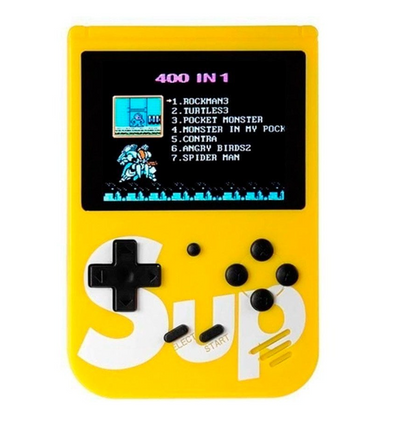 Vídeo Game Portátil - 400 Jogos (Sup Mini Game) - Variadas cores