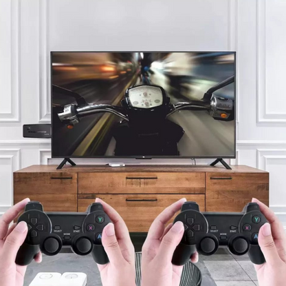 Vídeo Game Stick 4K 10 mil jogos - 2 Controles sem Fio