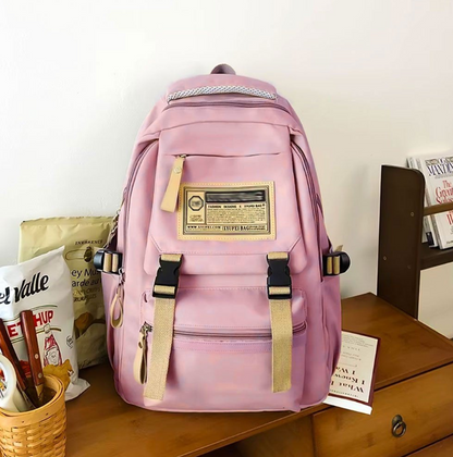 Mochila universitária - Estilo Coreana - 2 Divisórias