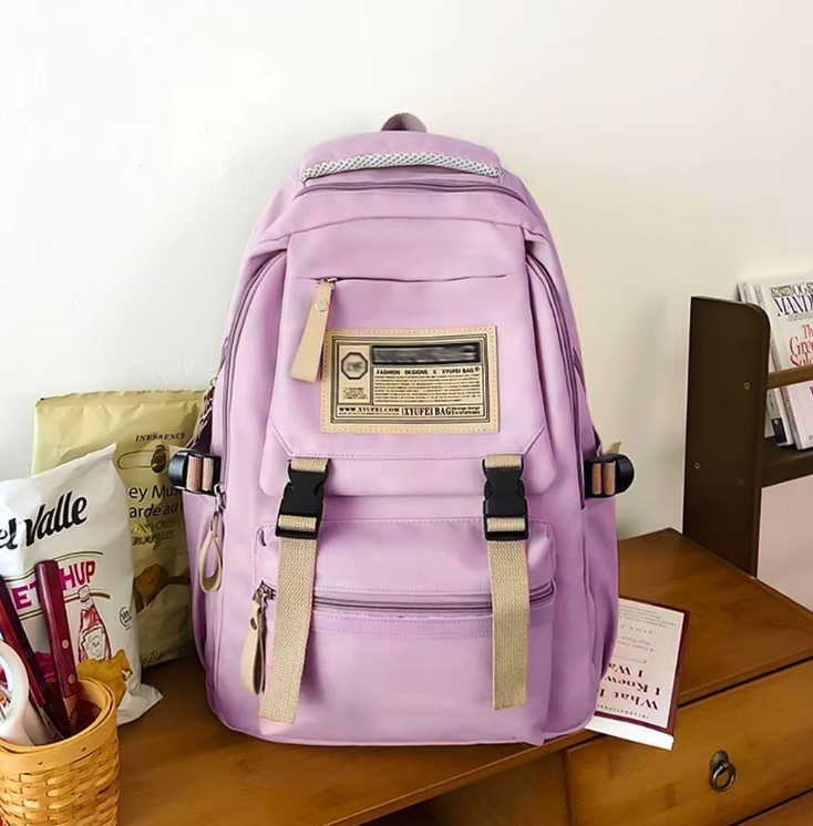 Mochila universitária - Estilo Coreana - 2 Divisórias